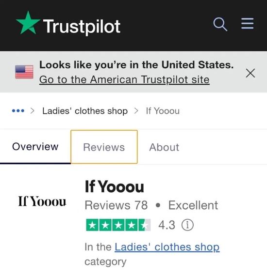 IfYooou評價，圖源Trustpilot